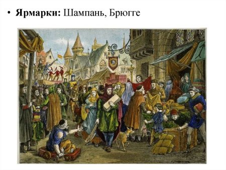 Ярмарки средневековья в Европе