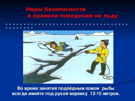 Безопасность поведения на водоемах в различных условиях