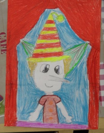 Рисование на тему театр