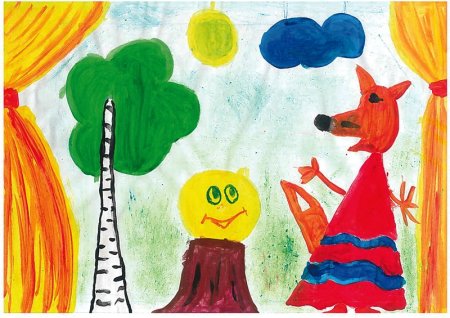 Рисование для детей театр