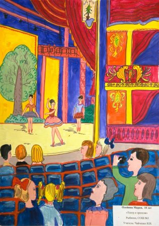 Рисование для детей театр