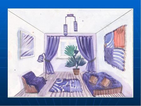 Интерьер комнаты изо