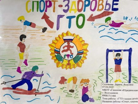 ГТО рисунки для детей