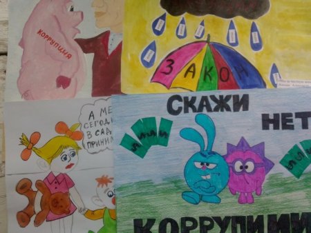 Рисунок на тему нет коррупции легко