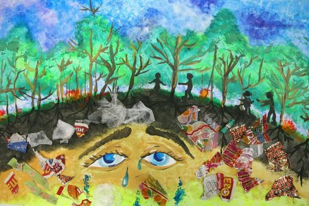 Рисунок на тему чистая природа