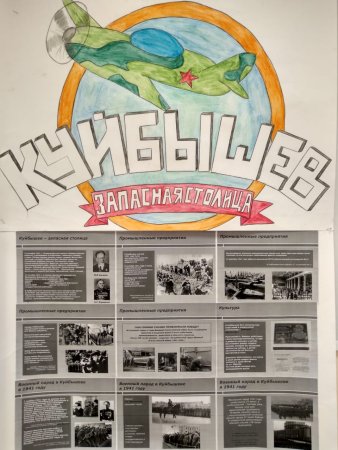 Рисунок на тему Куйбышев запасная столица