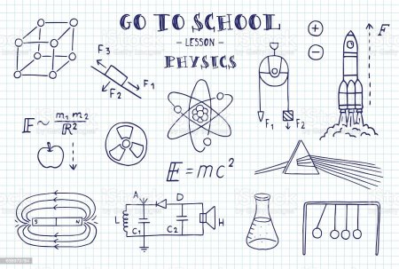Физика рисунки карандашом