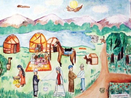 Рисунки ко Дню независимости Республики Казахстан