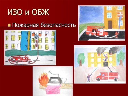 Рисунок на тему пожарная безопасность