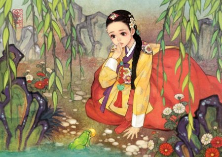 Корейский иллюстратор na young Wu