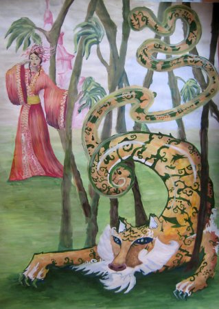 Рисунок из китайской сказки