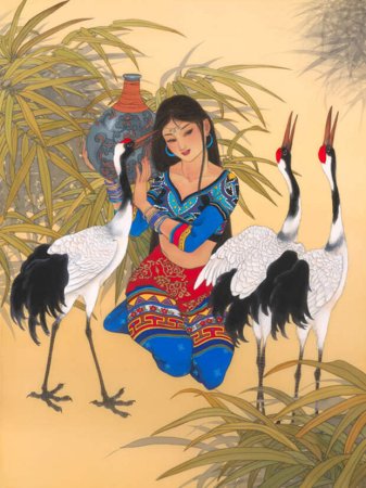 Китайская художница Джанг