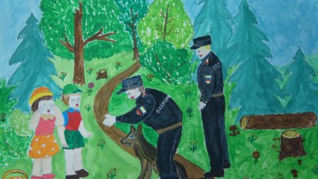 Полиция глазами детей рисунки