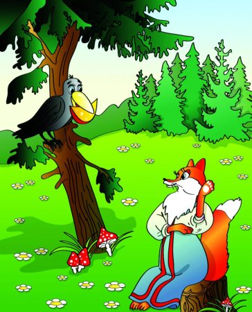 Иван Андреевич Крылов ворона и лисица