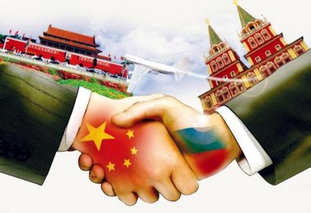 Россия и Китай анимация