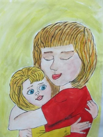 Рисунок на тему материнство