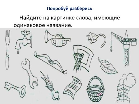 Многозначные слова