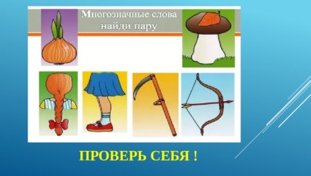 Многозначные слова