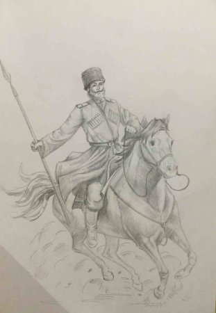 Рисунок на кубанскую тему