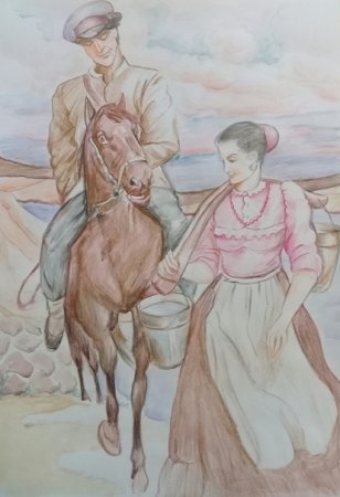 Рисование на тему казачества