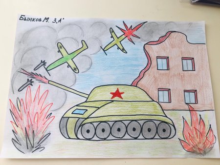 Война глазами детей рисунки