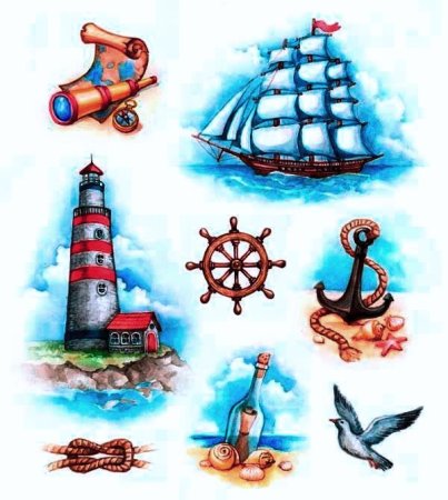 Морской конек раскраска