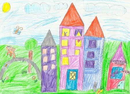 Рисование на тему город