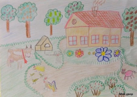 Рисунок мой двор