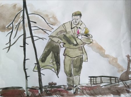 Рисунок на тему подвиг