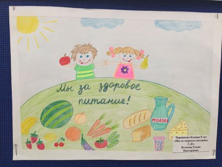 Здоровое питание рисунок
