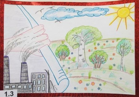 Рисунок на тему человек и природа