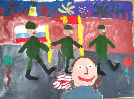 Рисунок парад памяти 1941