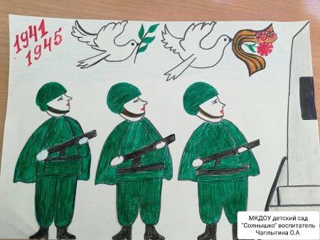 Парад Победы рисунок