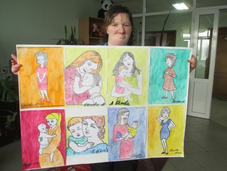 Рисунок на тему спасибо мама