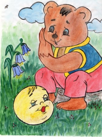 Рисование сказки Колобок