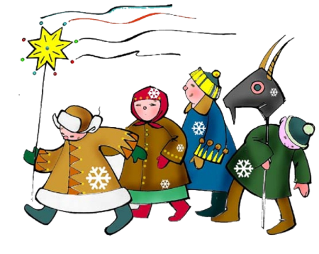 Рисунок на тему Рождественские колядки
