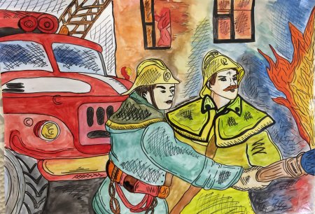 Рисунок на тему "пожарная безопастность"