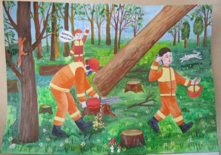 Безопасность жизнедеятельности детские рисунки