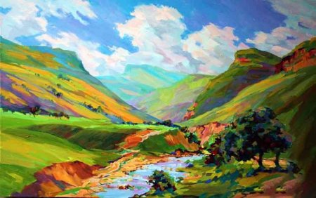 Азат Азатян художник картины горы маслом