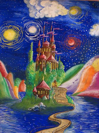 Сказочный мир красками
