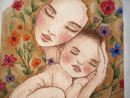 Клаудия Трембле картины материнство мать и дитя