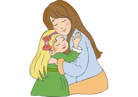 Мама с ребенком мультяшные