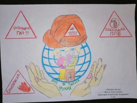 Рисунки по охране труда глазами детей в детском саду
