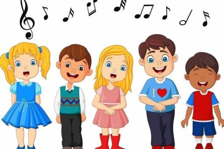 Изображение поющих детей