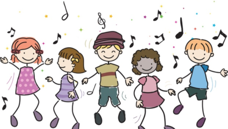 Рисование дети танцуют