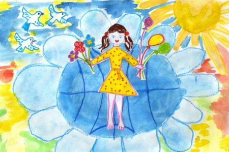 Пусть всегда будет солнце рисунок на конкурс