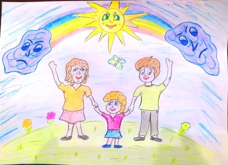 Пусть всегда будет солнце рисунок на конкурс