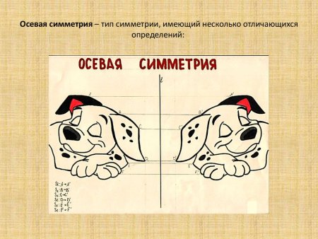 Осевая симметрия примеры