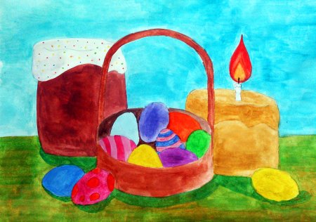 Рисунок на Пасху