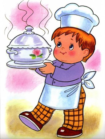 Раскраска повар